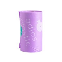 Adios Poop Bags Loose Roll Lilac Rolls Refill Pack 28x15
