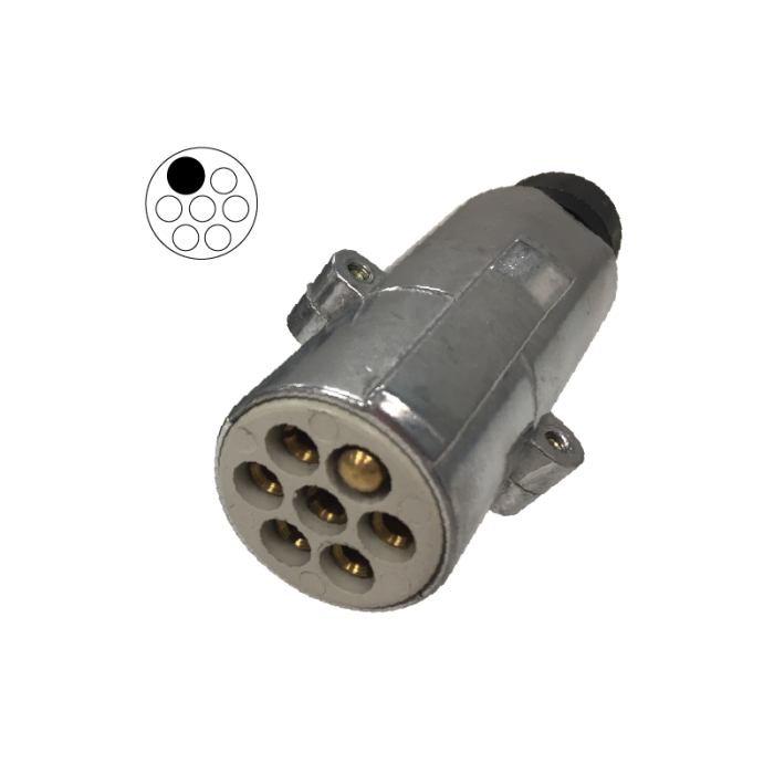 24V 7-Pin Metal Plug &lsquo;S Type&rsquo; 