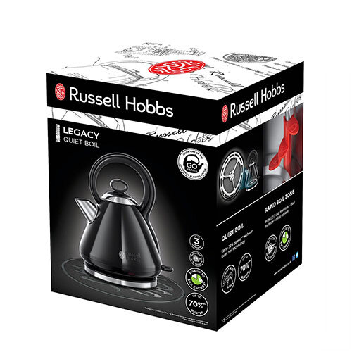 Buy Russell Hobbs Legacy Quiet Boil Black Kettle online Tadhg O