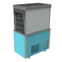 Versicarte Pro Refrigerated Grab & Go, 2xGN, Roller Shutter & Solid Back, Standard Height