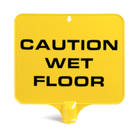 SAFETY SIGN RECT CAUTION WET FLOOR