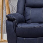  Argentina Fabric Recliner - Denim 4