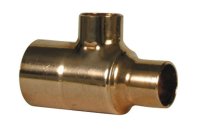 ENDFEED WRAS 28mm x 22mm x 15mm 611 REDUCED END BRANCH TEE (C)