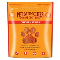 Pet Munchies MEGA PACK Chicken Strip Dog Treat 3x320gm