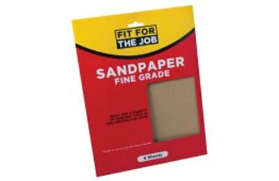 Fine Grade Sandpaper Pk of 5