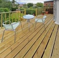 Redwood Decking