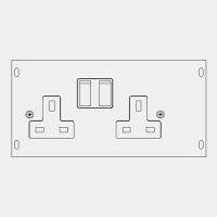4 Compartment DP Twin Switched 13A Offset Socket