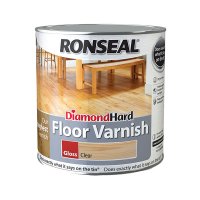 Ronseal Diamond Hard Floor Varnish Clear Gloss 2.5L Tin
