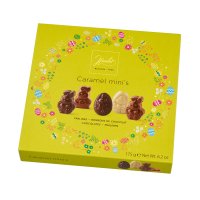 Assorted caramel filled mini Easter figures in gift box - 12x175g