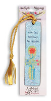 Art Metal Bookmark/With God All Things...   (80929)