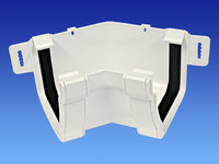 Wavin White Stormline Gutter Angle 45 Degree - Internal 8T844