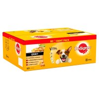 Pedigree Pouches Mixed Selection in Gravy 80x100gm