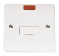 Click Mode 13A Unswitched Fused Spur + Neon White CMA653