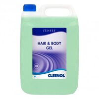 Cleenol Senses Hair & Body Wash Green Apple 5L