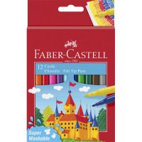 Faber Castell Fibre Tip Markers - 12's