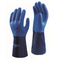 Showa Seamless Fully Coated Nitrile Gauntlet Gloves