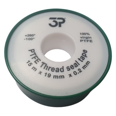 Teflon stoom 15mx19mmx0.20