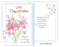 Card-With Congratulations with Insert   (20782)