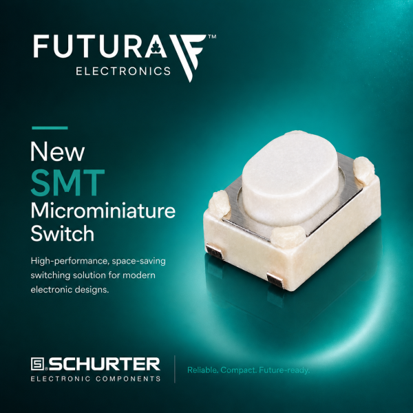 Schurter Microminiature Switch for SMT Applications