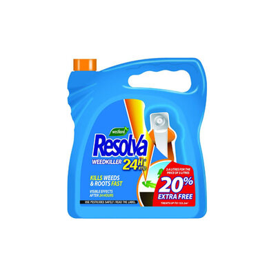 Resolva Weedkiller 24H RTU 3L + 20% Extra Free