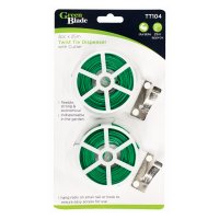 BB-TT104 2PC X 25M TWIST TIE DISPENSER WITH CUTTER