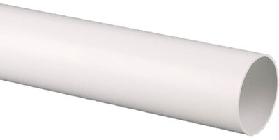 68mm Round Downpipe Arctic White 2.5m