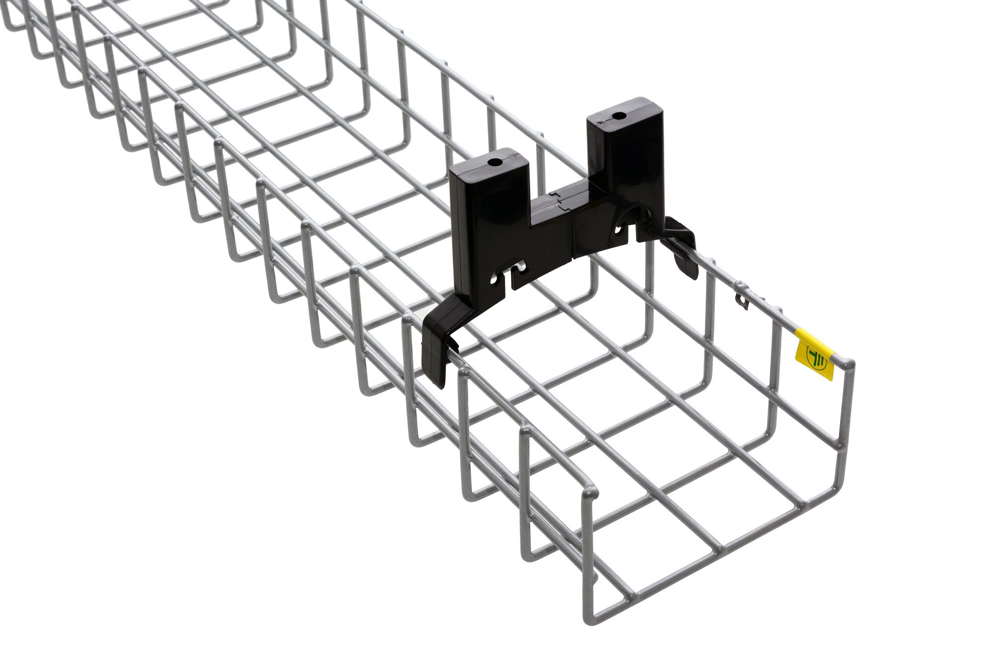CMD Premium Cable Basket 1000mm c/w 2x Brackets Silver