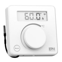 EPH RF Cylinder thermostat with boost button RFC