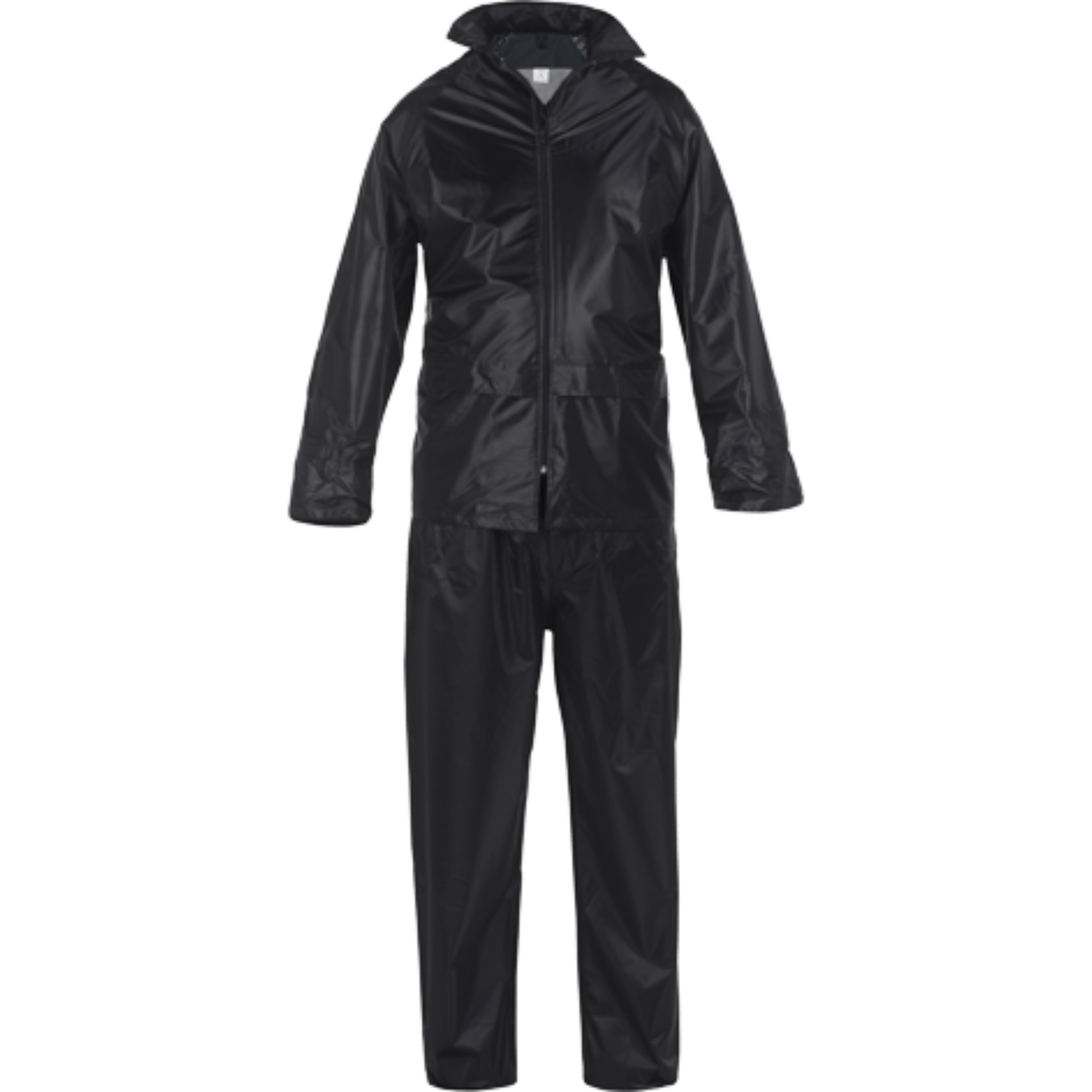 Nylon/Pvc 2 Piece Rainsuit, Navy