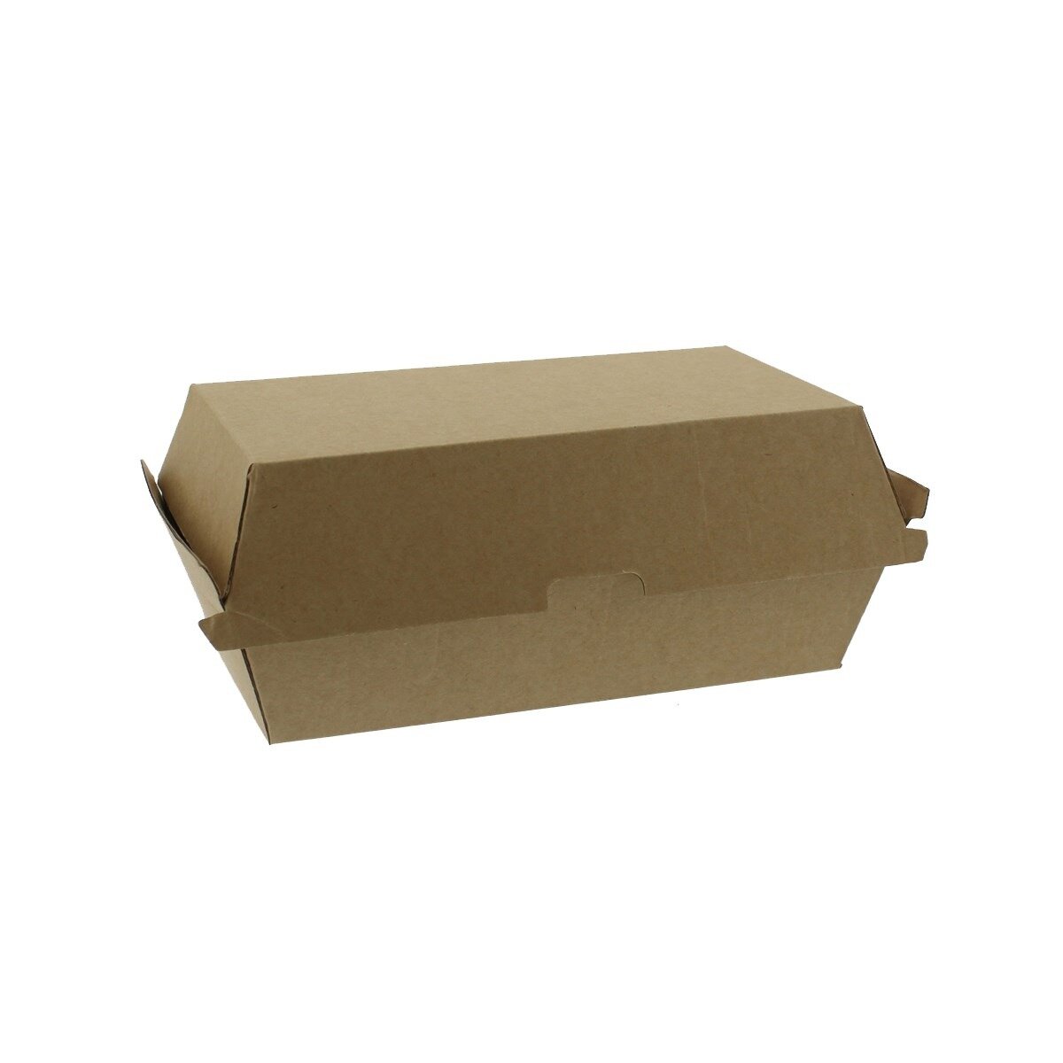 natural kraft unprinted collapsible corrugated cardboard food box