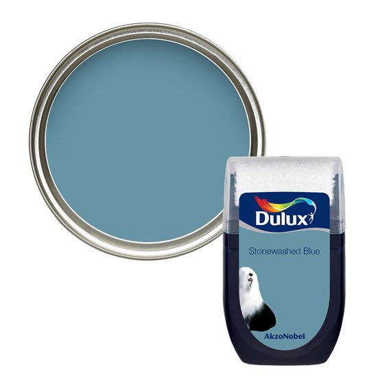 Dulux Easycare Washable Matt Stonewashed Blue Paint Pat McDonnell Paints Irelands Brightest