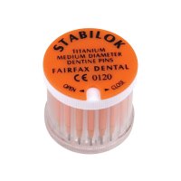 Fairfax Stabilok Titanium Pins - Small Pack Orange - DMI Ireland's Leading Dental Supplier - Next Day Delivery