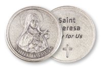 Metal Pocket Token/Saint Theresa   (13317)