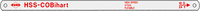 RUKO 12" Cobalt Hacksaw Blade 24TPI