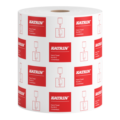 481911  Katrin Centrefeed Roll Medium 500 Sheets 2-Ply