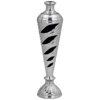 195 x 64mm Stern Riser Silver/Black