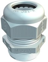 OBO Cable gland, metric thread, light grey M12