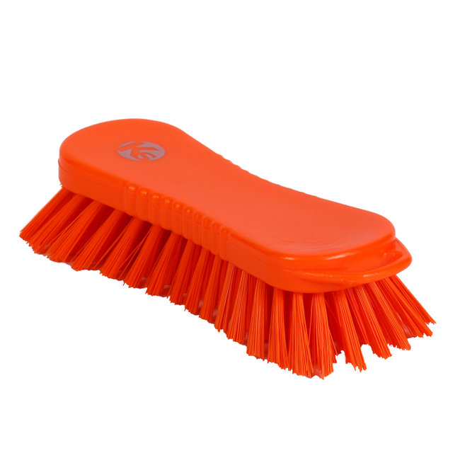 Hand scrub resin set, stiff PBT bristle, 210mm, orange Klipspringer