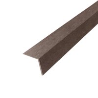 Teranna Composite Corner Edge Aluminium Walnut 40x50mm 2.2mtr for Timber Effect (To Orde