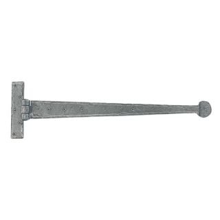 33656 - Pewter 18 Inch Penny End T Hinge (Pair)