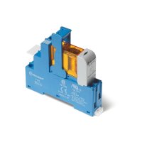 48.31.7.024.0050SPA - Finder 48 Series 1 Pole 24V DC Din Rail Mount Interface Relay SPDT