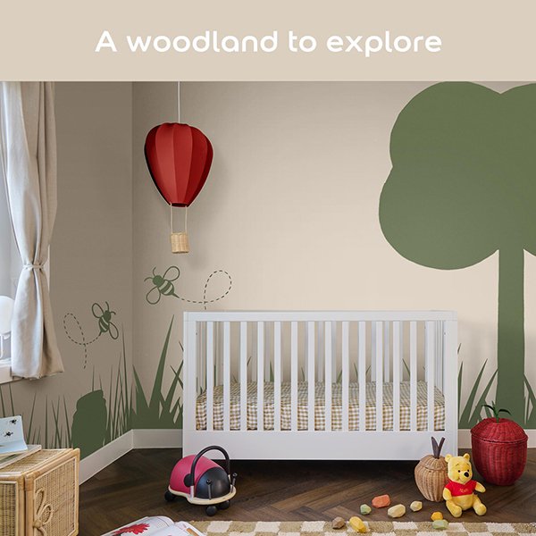 Kids Bedroom painted in Dulux Easycare Winnie the Pooh Honey Whisper