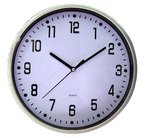 12in 24HR DIAL WHITE CLOCK