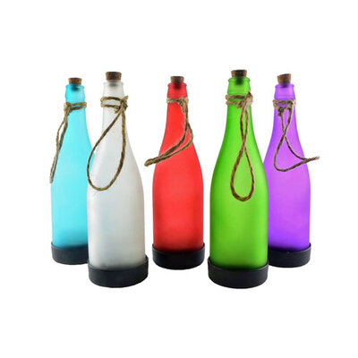 Solar Frosted Glass Bottle