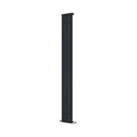 Tucker French 1800 x 220mm Single Panel Anthracite Vertical Radiator (Heating Only)