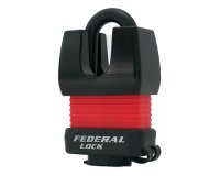Federal Padlock 75mm Shrouded Shackle Laminated Weatherproof