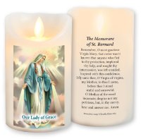 LED Candle/Scented Wax/Timer/Miraculous   (86684)