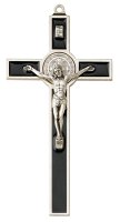 Metal Hanging Crucifix/5 1/4 inch St.Benedict  (10838)