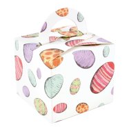 125g handle carton with egg design - 25pcs