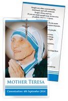 Crucifix & Leaflet/Mother Teresa   (7146)